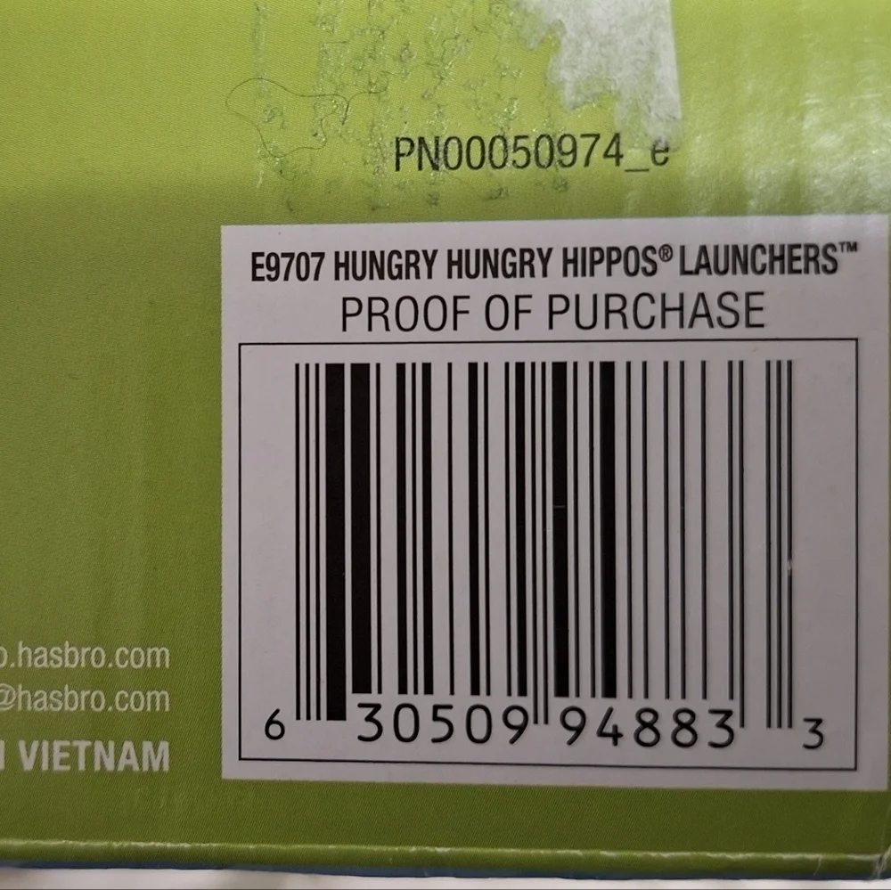 Hungry Hungry Hippos Launchers board game. New in box.